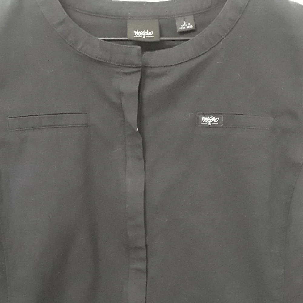 Mossimo Black Sleeveless Crop Jacket - Size Large - Picture 6 of 6